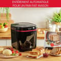 Miniatyrbild 4 av 6: MOULINEX Brödmaskin, 1 kg, 17 program, 3 bryningsnivåer, Programmerbar, Håll värmen Smärta &amp; Plaisir OW220830