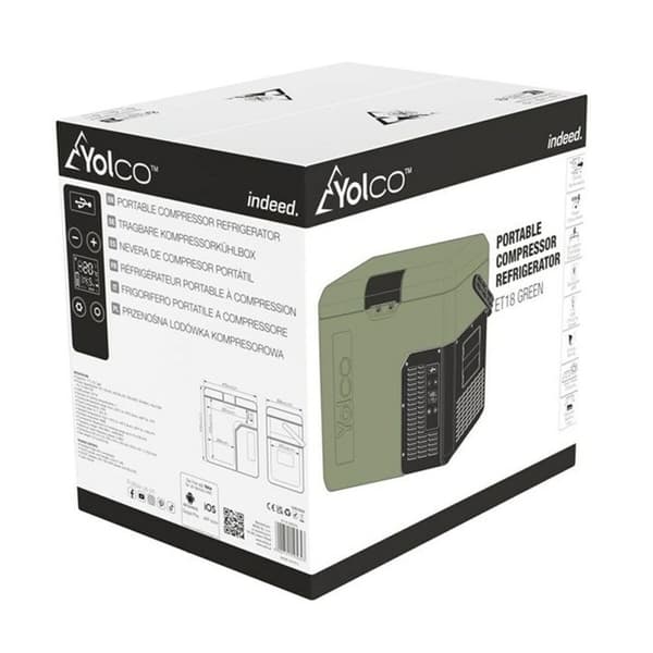 Mini køleskab Yolco ET18 Grøn 45 W 17 L