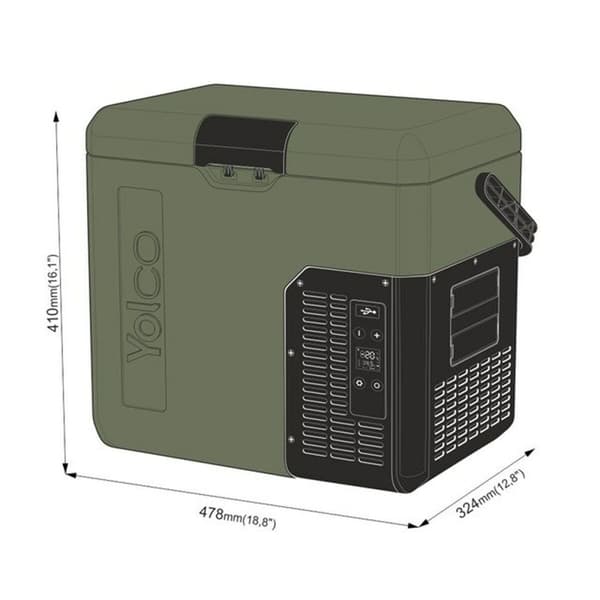 Mini køleskab Yolco ET18 Grøn 45 W 17 L