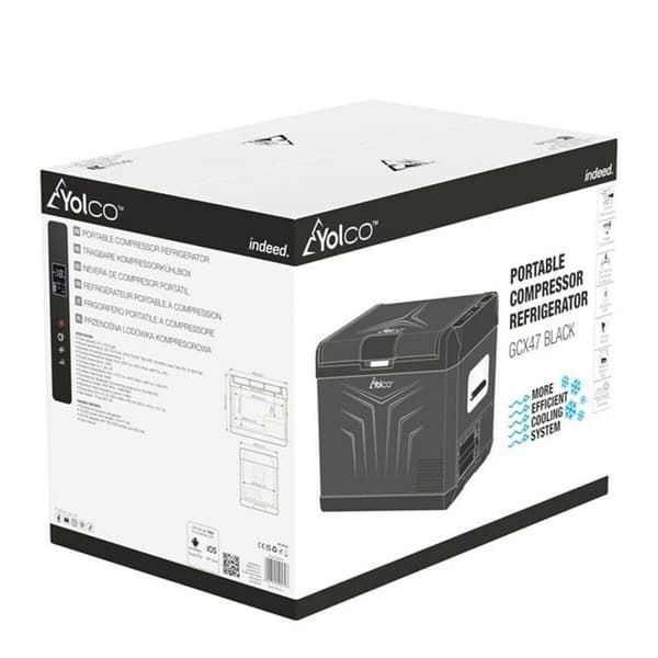 Minikylskåp Yolco GCX47 Svart 50 W 47 L