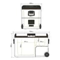 Miniatyrbillede 6 af 11: Mini køleskab Yolco TCX50 Sort Sand 60 W 10 L 40 L 52 L