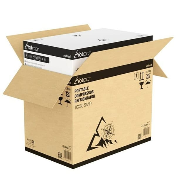 Mini køleskab Yolco TCX60 Sort Sand 60 W 14 L 60 L 46 L
