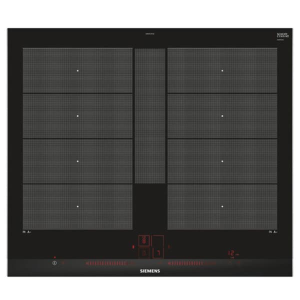 Induktiolevy Siemens AG EX675LYC1E 60 cm 60 cm musta, Ruostumaton teräs