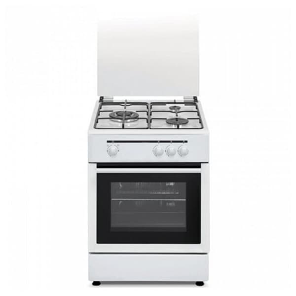 Gasskomfyr Vitrokitchen CB5530BB 50 x 55 x 85 Hvit Hvit