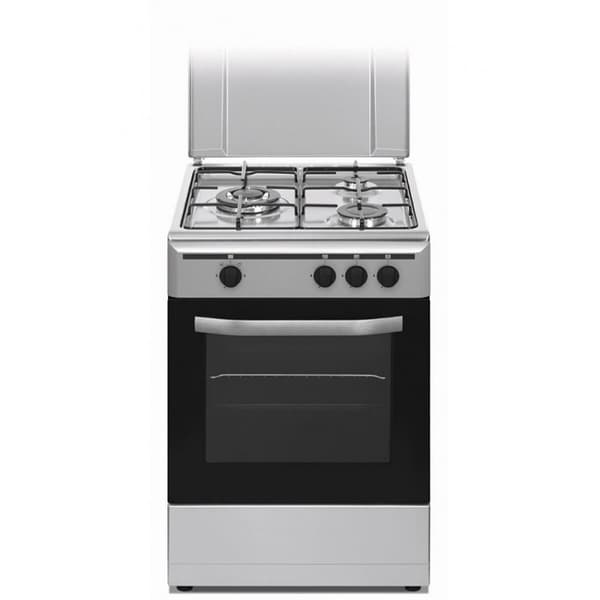 Gasspis Vitrokitchen CB5530IN Stål 1500 W 1800 W Rostfritt stål