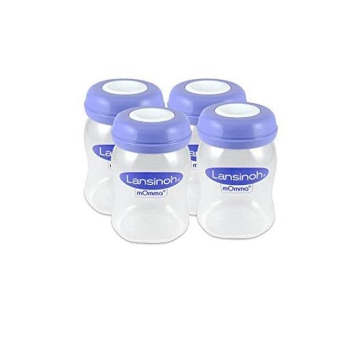 LANSINOH Natural Wave Konserveringsflasker Brystmælk 4x160 ml