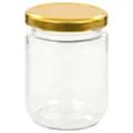 Miniatyrbild 4 av 9: vidaXL Syltburkar i glas med guldfärgade lock 96 st 230 ml
