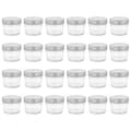 Miniatyrbilde 1 av 9: vidaXL Syltetøyglass med sølve lokk 24 stk 110 ml