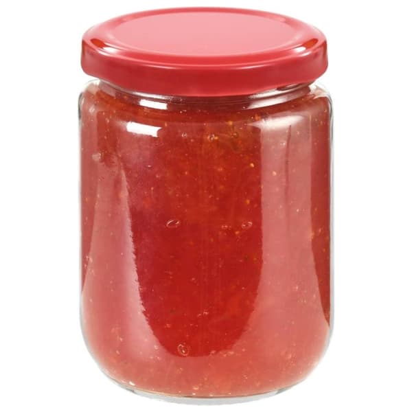 vidaXL syltetøjsglas 48 stk. med røde låg 230 ml