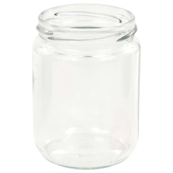 vidaXL syltetøjsglas 96 stk. med hvide og røde låg 230 ml