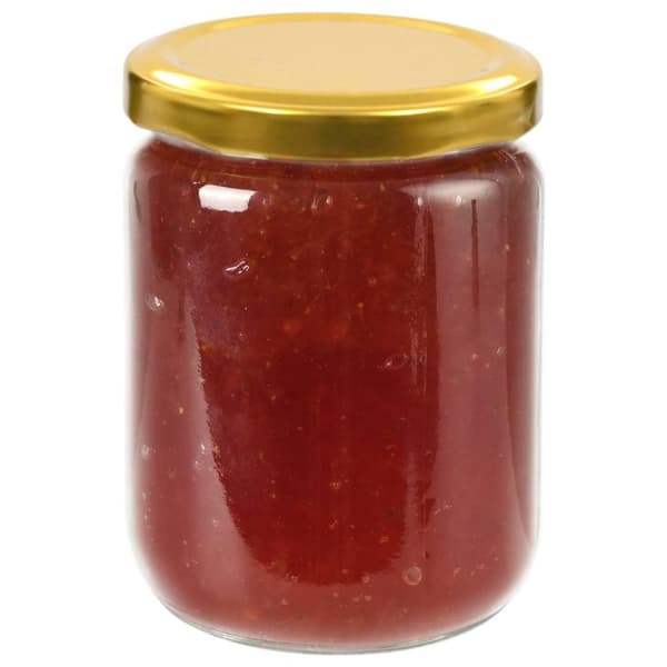 vidaXL syltetøjsglas 48 stk. med guldfarvet låg 230 ml