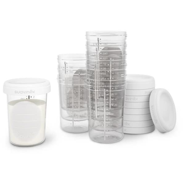 Suavinex Amningsförvaringsburk 200ml 10 enheter