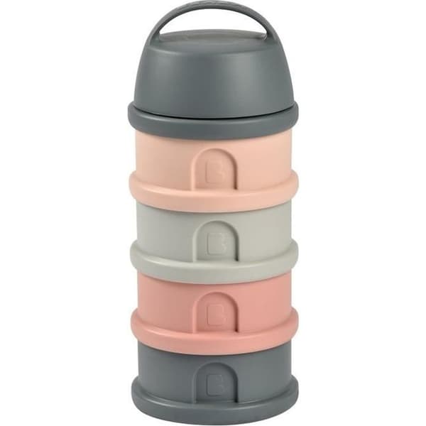 Beaba, dosser box, 4 fack, mineralgrå / rosa