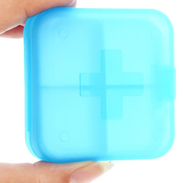 Dosett Medicinask Tablettask med 4 fack