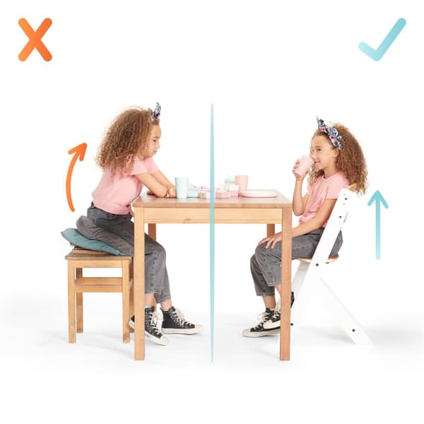 KINDERKRAFT High chair ENOCK white legs