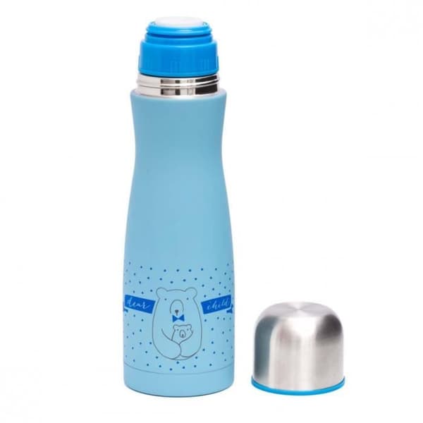 Suavinex Meaningful Life blå isolerad flaska 500ml - Idealisk för att hålla temperaturen på drycker