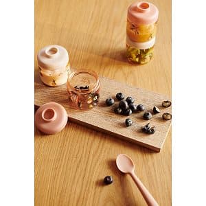 Dominique Barnmatsförvaring Tritan 4-Pack Peach/Sea shell Liewood