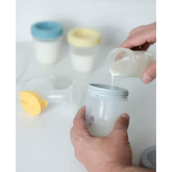 Béaba Portionsset 3 förvaringsburkar Jungle 200ml