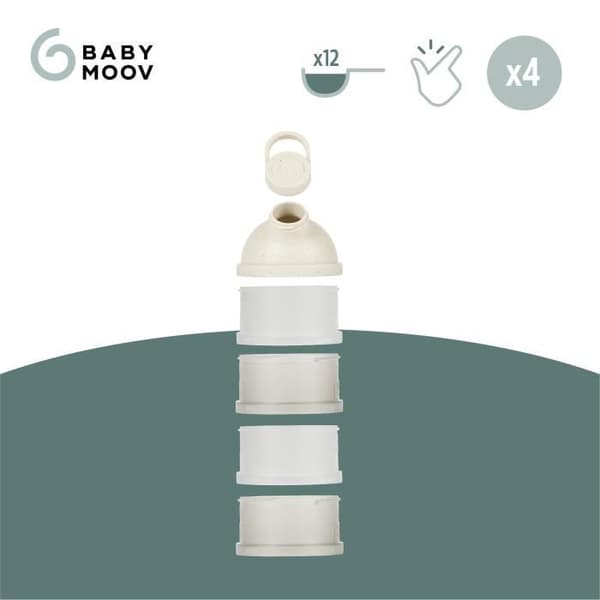 Babymoov Babydose maitojauheen mittakupit - ergonominen kaatonokka - valmistettu Ranskassa. beige