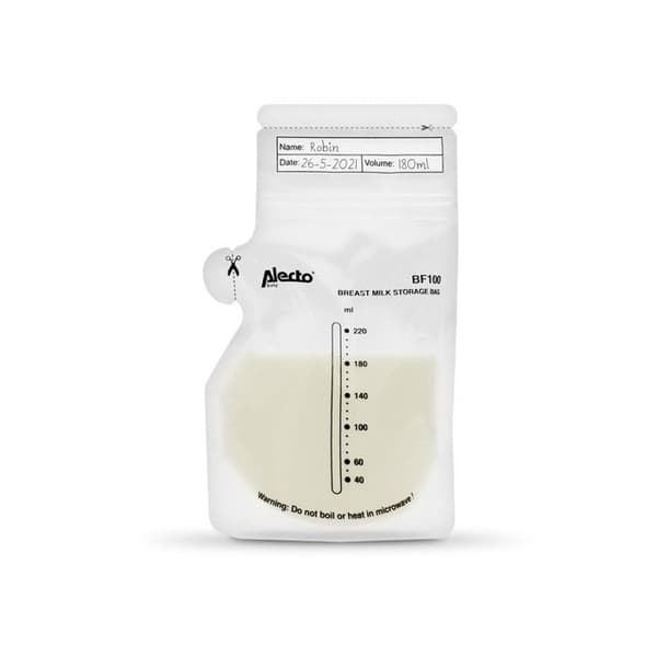 Förvaringspåsar för bröstmjölk 220Ml (100st)