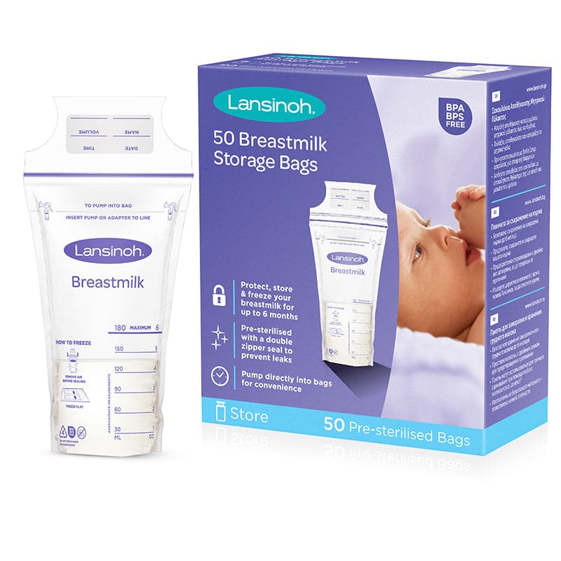 Lansinoh Milk Storage Bags 50Pk