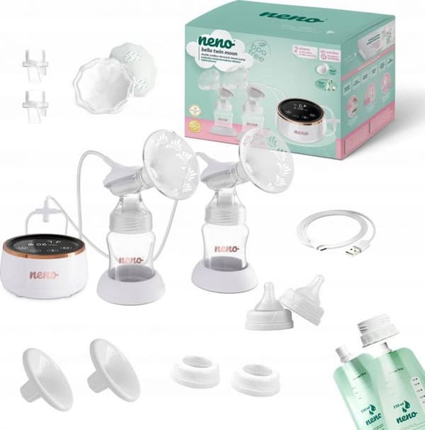 Neno bröstpump BELLA TWIN MOON Trådlös elektronisk bröstpump