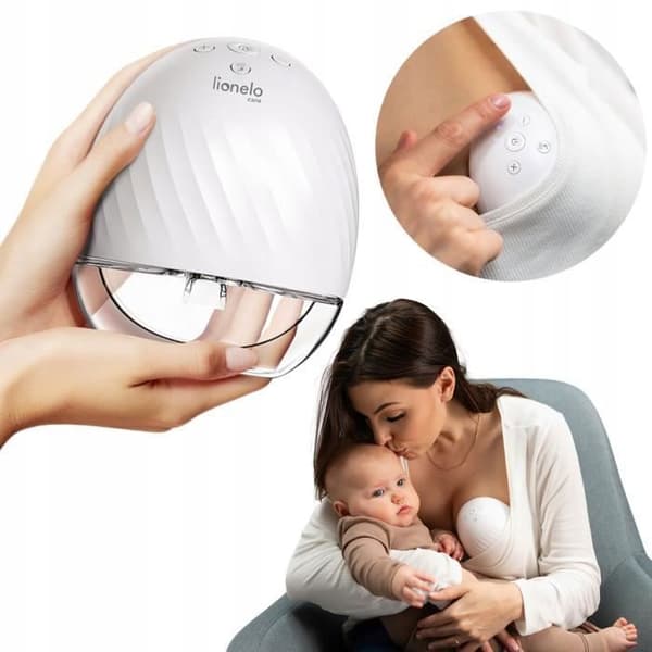 LIONELO Fidi Free - Elektrisk bröstpump - Portabel - Handsfree - 3 trattdiametrar - Mjölkbehållare 150 ml
