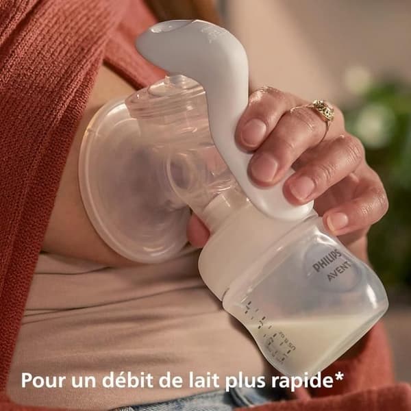 Bärbar manuell bröstmjölkspump Philips Avent med naturlig rörelseteknologi