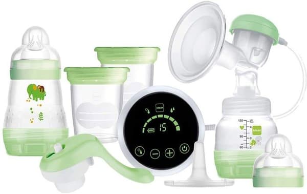 Mam Bröstpump - BPE0001 - 2-i-1 enkelbröstpump (elektrisk och manuell användning), grön