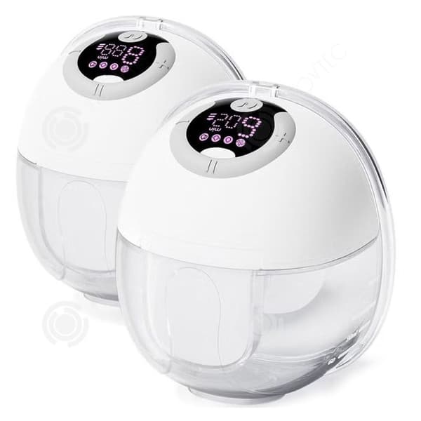 INN Däckpump med bärbar LCD-skärm, stort batteri, design för anti-backflöde, 4 lägen, 9 sug nivåer, USB-laddning