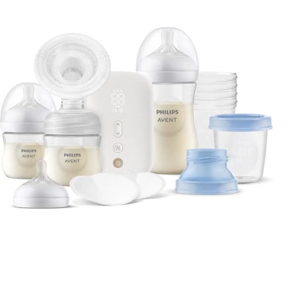Kit med elektrisk bröstpump - PHILIPS - Uppladdningsbar - Enkel - Naturlig rörelse