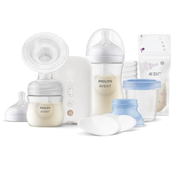 Kit med elektrisk bröstpump - PHILIPS - Uppladdningsbar - Enkel - Naturlig rörelse
