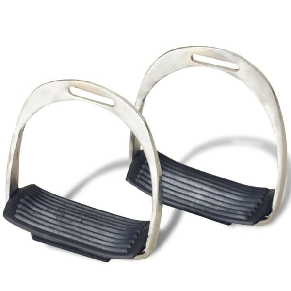 vidaXL Hästsadel set 17,5 brunt riktigt läder 18 cm 5-i-1