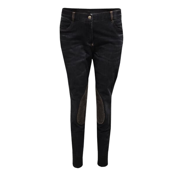Dublin Womens/Ladies Shona Suede Knee Patch Denim Breeches