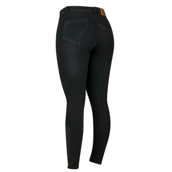 Dublin Womens/Ladies Shona Suede Knee Patch Denim Breeches