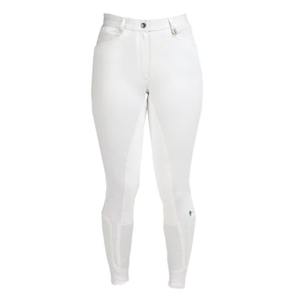 Caldene Womens/Ladies Aintree Mid Waist Full Seat Breeches White 32 Inch