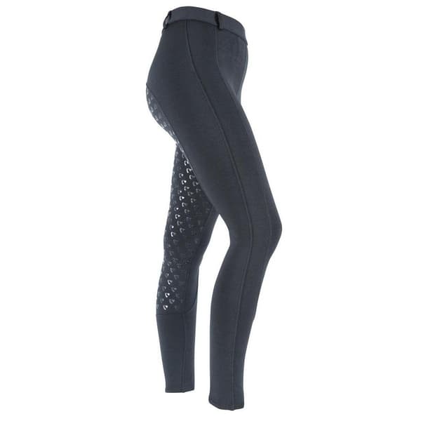 Aubrion Girls Albany Horse Riding Tights Black 13-14 Years
