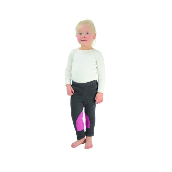 HyPERFORMANCE Childrens/Kids Jodhpurs Grey/Pink S