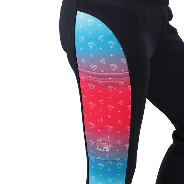 Little Rider Girls Dazzling Diamond Horse Riding Tights