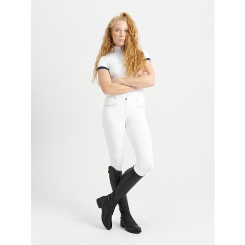 Hedvig Ridbyxa Knäskodd Vit 36