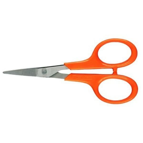 Sax - Fiskars - Klassisk precision ambidextrous 10 cm - Sömnad, manikyr, pyssel och patchwork - Orange - Metall