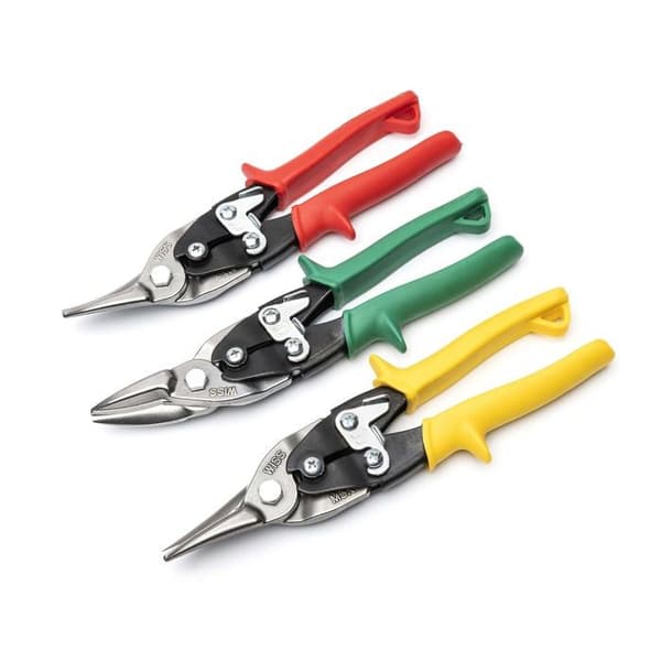 Mason saxar - Wiss klipp - M123R - Crescent MetalMaster 3-pack flygsaxar