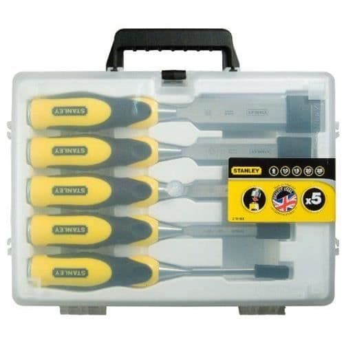 Snickarverktygssats - STANLEY - DynaGrip™ - 5 delar - Krom-stål legering - Ergonomisk