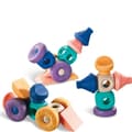 Miniatyrbillede 7 af 11: WOOPIE BABY Sensoriske byggeklodser Klemme- og trykpuslespil 13 dele