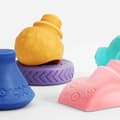 Miniatyrbillede 9 af 11: WOOPIE BABY Sensoriske byggeklodser Klemme- og trykpuslespil 13 dele
