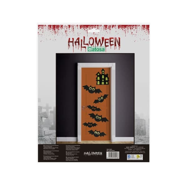 Halloweendekorationer Fladdermus 7 Delar