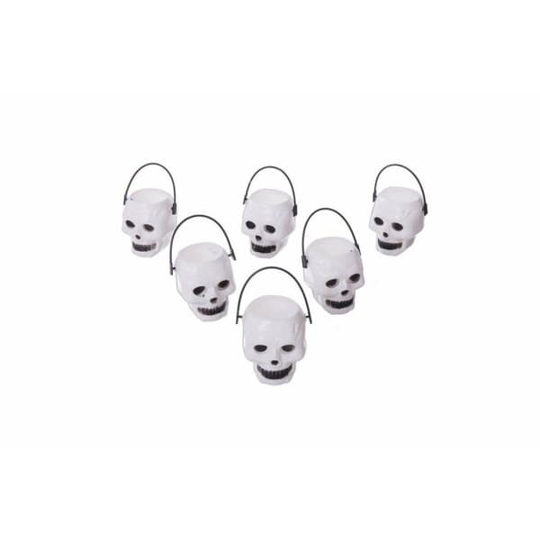Halloweendekorationer My Other Me Mini Skallar (6 uds) (6 x 5 x 5 cm)