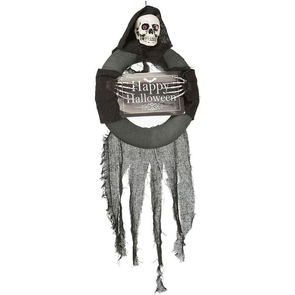 Skylt My Other Me Ljus Skelett Halloween 75 x 33 x 10 cm (75 x 33 x 10 cm)