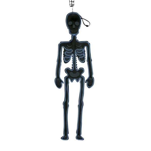Hängdekoration My Other Me Skelett Ljus Halloween Neon Konturer (90 x 30 cm)