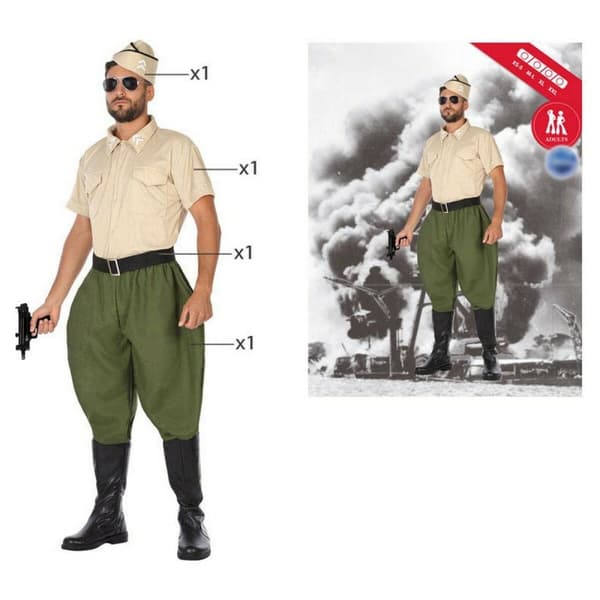 Maskeraddräkt vuxna Soldier